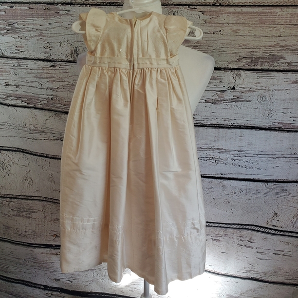 New Size 3M Silk Ivory Christening Gown - Picture 3 of 11